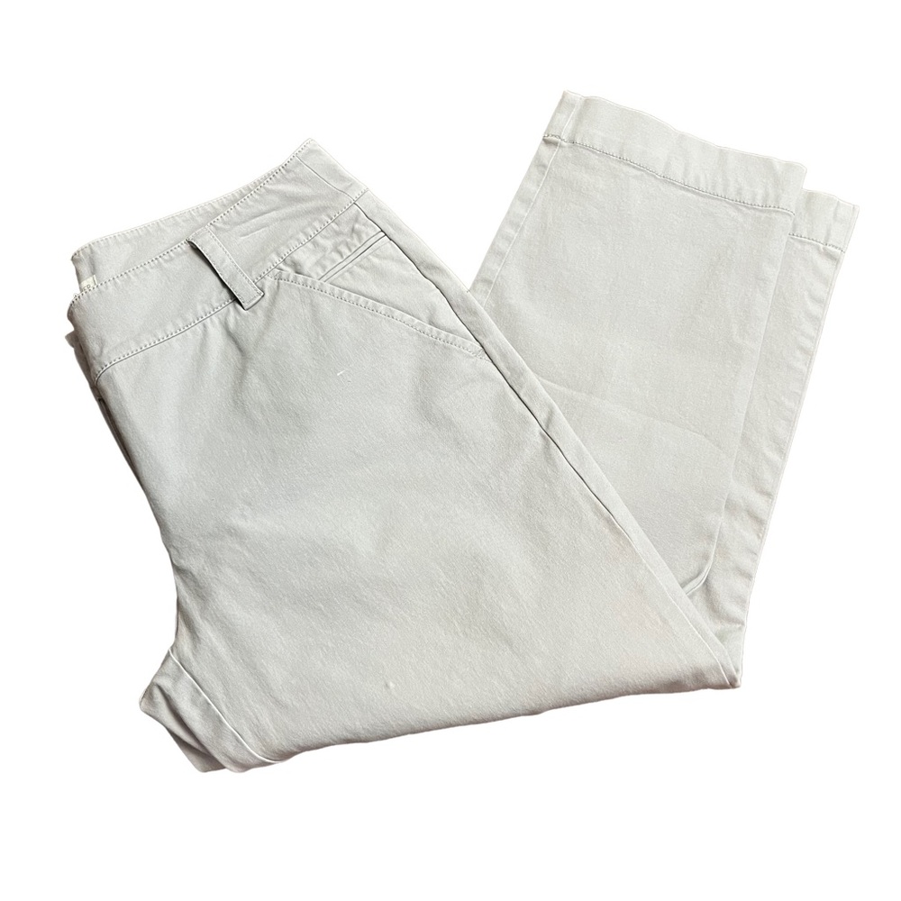 Eileen Fisher Light gray Cropped Casual Pants Size S Women - Picture 6 of 8